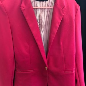 Bright pink blazer